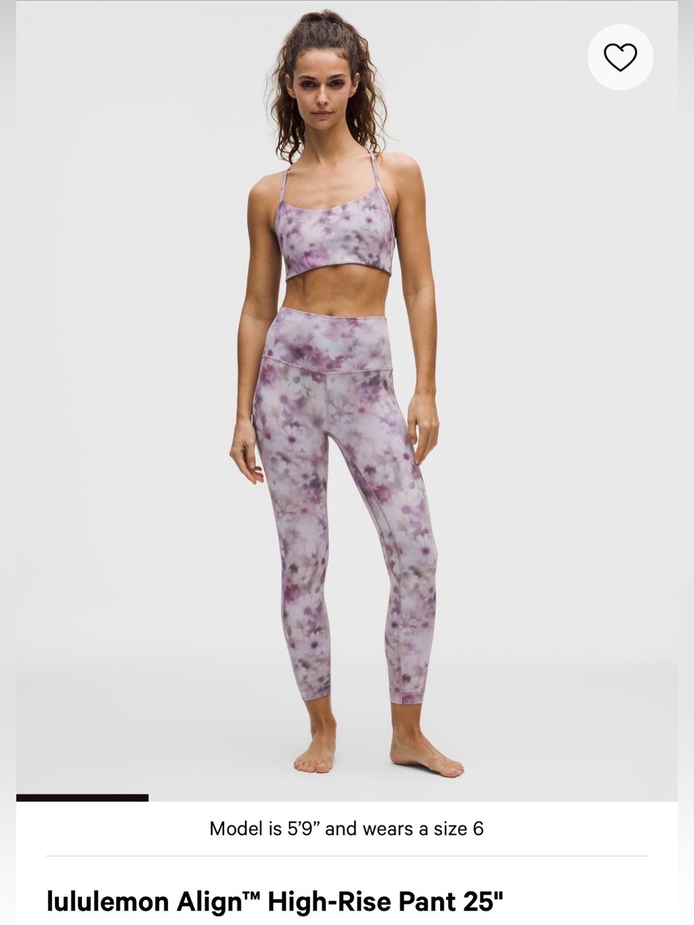 lululemon athletica Purple High-Rise Leggings